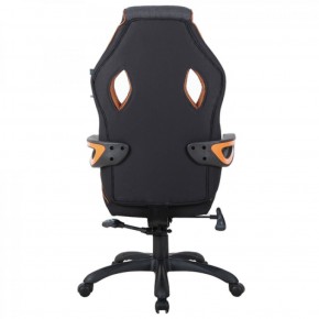 Кресло компьютерное BRABIX Techno Pro GM-003 (ткань черное/серое, вставки оранжевые) 531813 в Режи - rezh.ok-mebel.com | фото 5