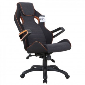 Кресло компьютерное BRABIX Techno Pro GM-003 (ткань черное/серое, вставки оранжевые) 531813 в Режи - rezh.ok-mebel.com | фото 8