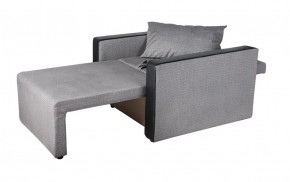 Кресло-кровать Милена с подлокотниками (серый) Велюр в Режи - rezh.ok-mebel.com | фото 3