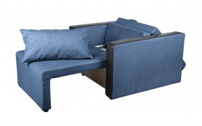Кресло-кровать Милена с подлокотниками (синий) Велюр в Режи - rezh.ok-mebel.com | фото 2