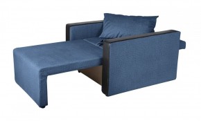Кресло-кровать Милена с подлокотниками (синий) Велюр в Режи - rezh.ok-mebel.com | фото 3