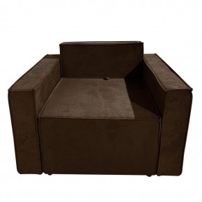 Кресло-кровать Принц КК1-ВК (велюр коричневый) в Режи - rezh.ok-mebel.com | фото