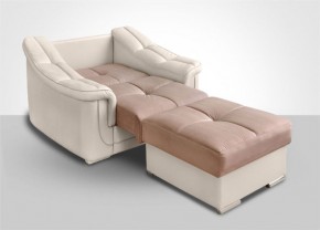 Кресло-кровать + Пуф Кристалл (ткань до 300) Боннель в Режи - rezh.ok-mebel.com | фото 3