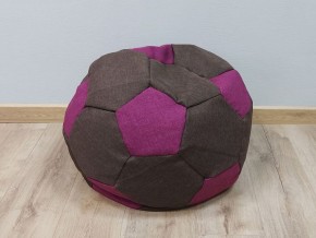 Кресло-мешок Мяч S (Savana Chocolate-Savana Berry) в Режи - rezh.ok-mebel.com | фото