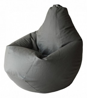 Кресло-мешок Серая ЭкоКожа 2XL 135*95 см в Режи - rezh.ok-mebel.com | фото