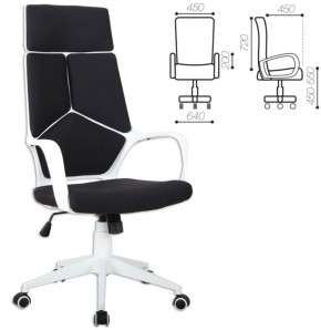 Кресло офисное BRABIX PREMIUM "Prime EX-515" (пластик белый, ткань, черное) 531812 в Режи - rezh.ok-mebel.com | фото 2