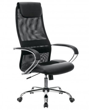 Кресло офисное BRABIX PREMIUM "Stalker EX-608 CH" (хром, ткань-сетка/кожзам, черное) 532091 в Режи - rezh.ok-mebel.com | фото