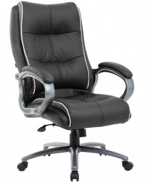 Кресло офисное BRABIX PREMIUM "Strong HD-009" (экокожа черная, ткань серая) 531945 в Режи - rezh.ok-mebel.com | фото