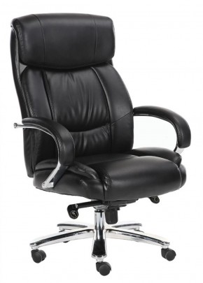 Кресло офисное BRABIX "Direct EX-580" (хром/рециклированная кожа/черное) 531824 в Режи - rezh.ok-mebel.com | фото