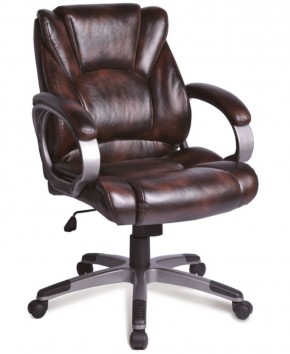 Кресло офисное BRABIX "Eldorado EX-504" (коричневое) 530875 в Режи - rezh.ok-mebel.com | фото