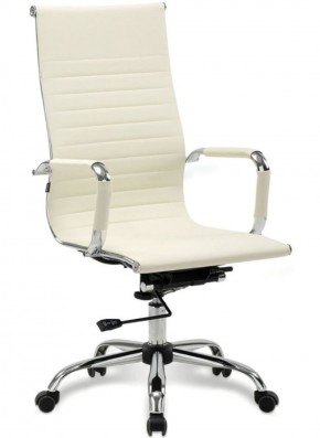 Кресло офисное BRABIX "Energy EX-509" (экокожа, хром, бежевое) 531166 в Режи - rezh.ok-mebel.com | фото