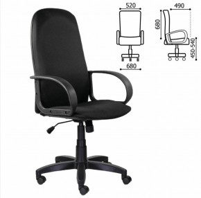 Кресло офисное BRABIX "Praktik EX-279" (ткань JP/кожзам, черное) 532019 в Режи - rezh.ok-mebel.com | фото 2