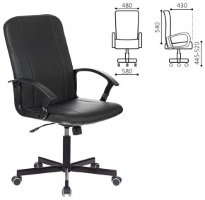 Кресло офисное BRABIX "Simple EX-521" (экокожа, черное) 532103 в Режи - rezh.ok-mebel.com | фото 2