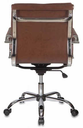 Кресло руководителя Бюрократ CH-993-LOW/BROWN коричневый в Режи - rezh.ok-mebel.com | фото 4