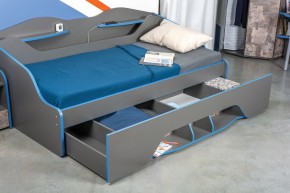 Кровать 11.03 Индиго + орт. основание (900*2000) в Режи - rezh.ok-mebel.com | фото 2