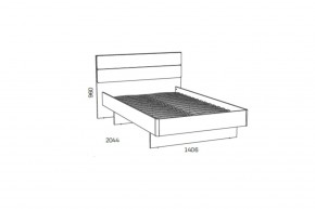 Кровать 1200х2000 "Морти" НМ 041.20 Х с основанием в Режи - rezh.ok-mebel.com | фото 7