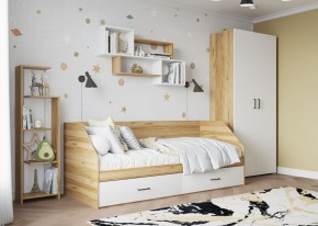 Кровать 800/2 ящика Лайт с настилом ЛДСП в Режи - rezh.ok-mebel.com | фото 3