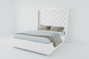 Кровать Берлин ЛЮКС без основания 2000 (экокожа белая) в Режи - rezh.ok-mebel.com | фото