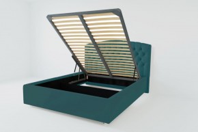 Кровать Берлин с ПМ 900 (велюр бирюзовый) в Режи - rezh.ok-mebel.com | фото