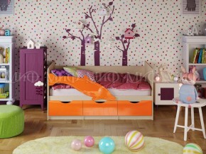 ДЕЛЬФИН-1 Кровать 1800 (Оранжевый металлик) в Режи - rezh.ok-mebel.com | фото