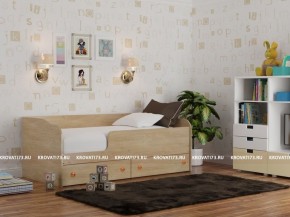 Кровать детская Панда с бортом и ящиками (сп/м 1200*1900) в Режи - rezh.ok-mebel.com | фото