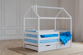Кровать-домик 80*160 Белый в Режи - rezh.ok-mebel.com | фото 4