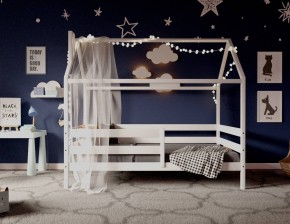 Кровать-домик 80*160 Белый (без ящиков) в Режи - rezh.ok-mebel.com | фото