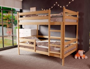 Кровать двухъярусная без крыши 80*160 без покраски в Режи - rezh.ok-mebel.com | фото 2