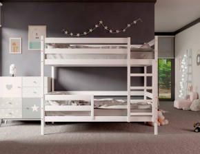 Кровать двухъярусная без крыши 80*190 Белый в Режи - rezh.ok-mebel.com | фото 2