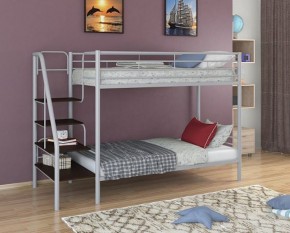Кровать двухъярусная "Толедо" Серый/Венге в Режи - rezh.ok-mebel.com | фото 1