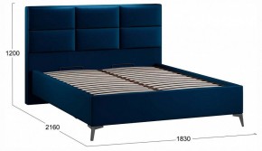 Кровать двуспальная Делана с ПМ Тип 1 в Режи - rezh.ok-mebel.com | фото 4