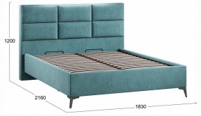 Кровать двуспальная Делана с ПМ Тип 1 в Режи - rezh.ok-mebel.com | фото 4