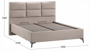 Кровать двуспальная Делана с ПМ Тип 1 в Режи - rezh.ok-mebel.com | фото 3