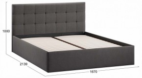 Кровать двуспальная Джоли с ПМ Тип 1 в Режи - rezh.ok-mebel.com | фото 4