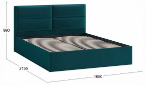 Кровать двуспальная Глосс с ПМ Тип 1 в Режи - rezh.ok-mebel.com | фото 4