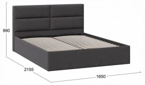 Кровать двуспальная Глосс с ПМ Тип 1 в Режи - rezh.ok-mebel.com | фото 4