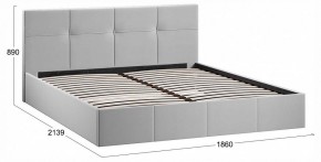 Кровать двуспальная Лора с ПМ в Режи - rezh.ok-mebel.com | фото 4