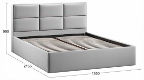 Кровать двуспальная Стелла с ПМ Тип 1 в Режи - rezh.ok-mebel.com | фото 4