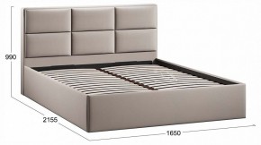 Кровать двуспальная Стелла с ПМ Тип 1 в Режи - rezh.ok-mebel.com | фото 4
