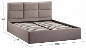Кровать двуспальная Стелла с ПМ Тип 1 в Режи - rezh.ok-mebel.com | фото 4