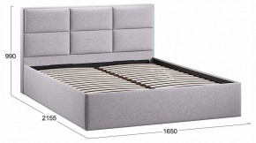 Кровать двуспальная Стелла с ПМ Тип 1 в Режи - rezh.ok-mebel.com | фото 4
