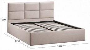 Кровать двуспальная Стелла с ПМ Тип 1 в Режи - rezh.ok-mebel.com | фото 4