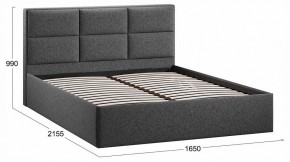 Кровать двуспальная Стелла с ПМ Тип 1 в Режи - rezh.ok-mebel.com | фото 4