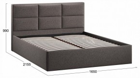 Кровать двуспальная Стелла с ПМ Тип 1 в Режи - rezh.ok-mebel.com | фото 4