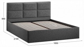 Кровать двуспальная Стелла с ПМ Тип 1 в Режи - rezh.ok-mebel.com | фото 4