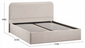 Кровать двуспальная Тиффани с ПМ Тип 1 в Режи - rezh.ok-mebel.com | фото 4