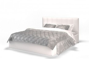 Кровать Элен 1600 + основание с ПМ (Vega white) белый в Режи - rezh.ok-mebel.com | фото 1