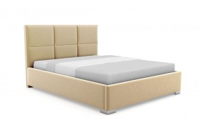Кровать Гера интерьерная +основание (120х200) 2 кат. ткани в Режи - rezh.ok-mebel.com | фото