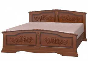 ЕЛЕНА Кровать из массива 1200 (Орех) в Режи - rezh.ok-mebel.com | фото 1