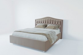 Кровать Калининград с ПМ 1600 (велюр светло-серый) в Режи - rezh.ok-mebel.com | фото 2